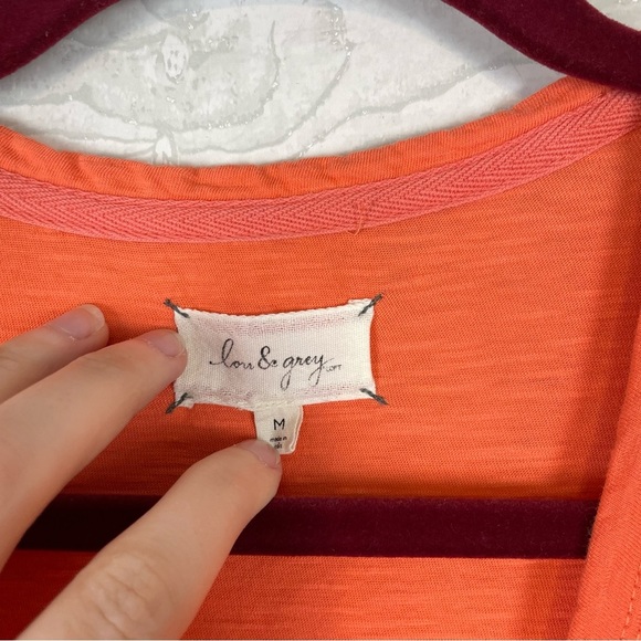 Lou & Grey LOFT Orange Dress Size Medium - Picture 5 of 6
